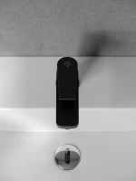 Смеситель для раковины РМС PL7 PL7BL-001F черный Смеситель для раковины РМС PL7 PL7BL-001F черный