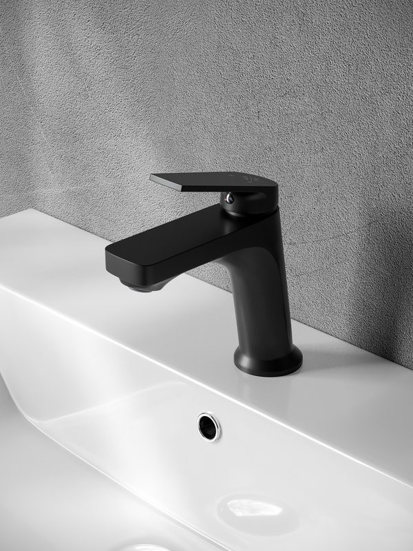 Смеситель для раковины РМС PL7 PL7BL-001F черный