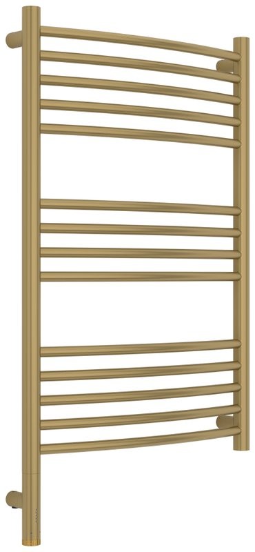 Полотенцесушитель электрический Сунержа Богема 3.1 32-6002-8050 90x55 см, подключение слева, золотой шелк, лесенка