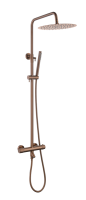 Душевая стойка Boheme Uno 468-T-BRB brushed bronze, с термостатом