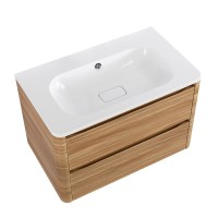 Мебель для ванной комнаты Cezares Relax 80 подвесная, 2 ящика, дуб карамельный