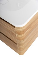 Мебель для ванной комнаты Cezares Relax 80 подвесная, 2 ящика, дуб карамельный