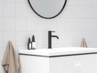 Смеситель для раковины Ravak Espirit ES 012.20 BLM матовый черный Смеситель для раковины Ravak Espirit ES 012.20 BLM матовый черный