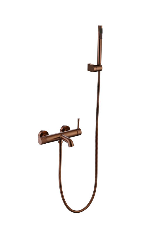 Смеситель для ванны с душем Boheme Uno 463-BRB brushed bronze