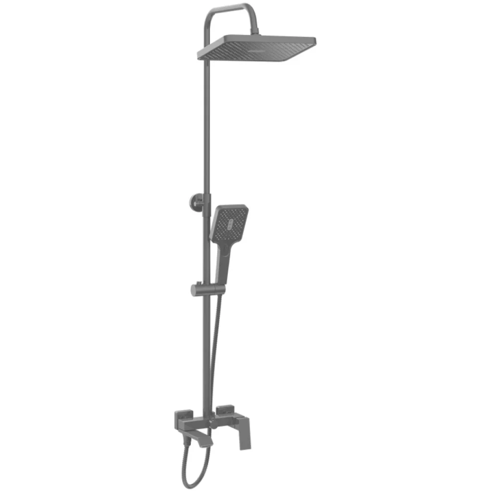Душевая стойка Haiba HB24575-3 оружейная сталь