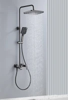 Душевая стойка Haiba HB24575-3 оружейная сталь
