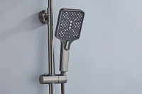 Душевая стойка Haiba HB24575-3 оружейная сталь