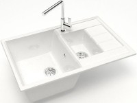 Мойка кухонная Marrbaxx Блонди Z210Q001 белый лед