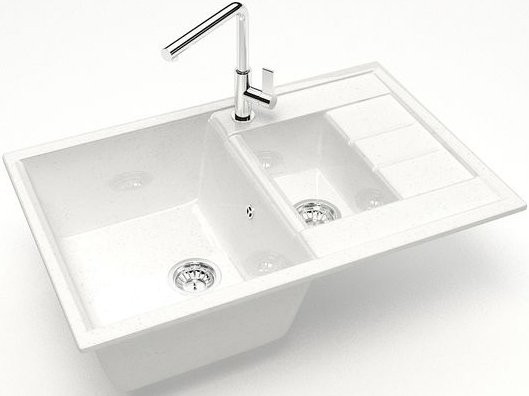 Мойка кухонная Marrbaxx Блонди Z210Q001 белый лед