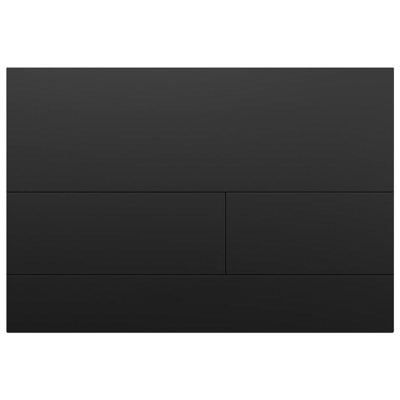 Кнопка смыва для унитаза Boheme 670-B нержавеющая сталь, цвет матовый черный