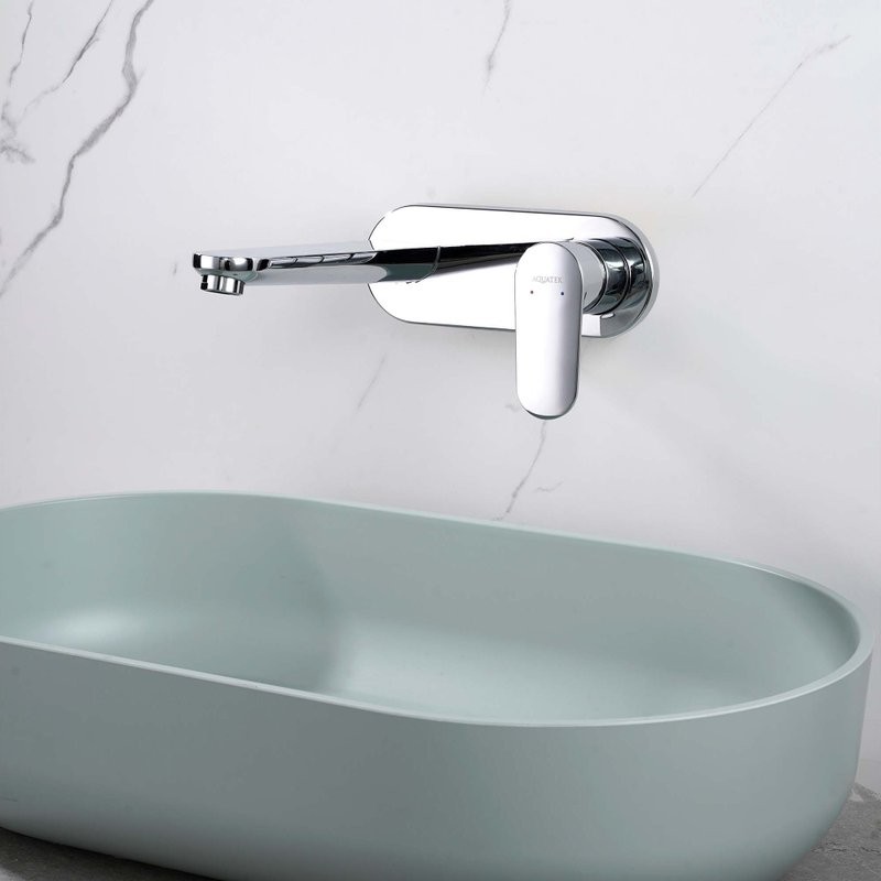 Смеситель для раковины AQUATEK Ника AQ1813CR С ВНУТРЕННЕЙ ЧАСТЬЮ, хром