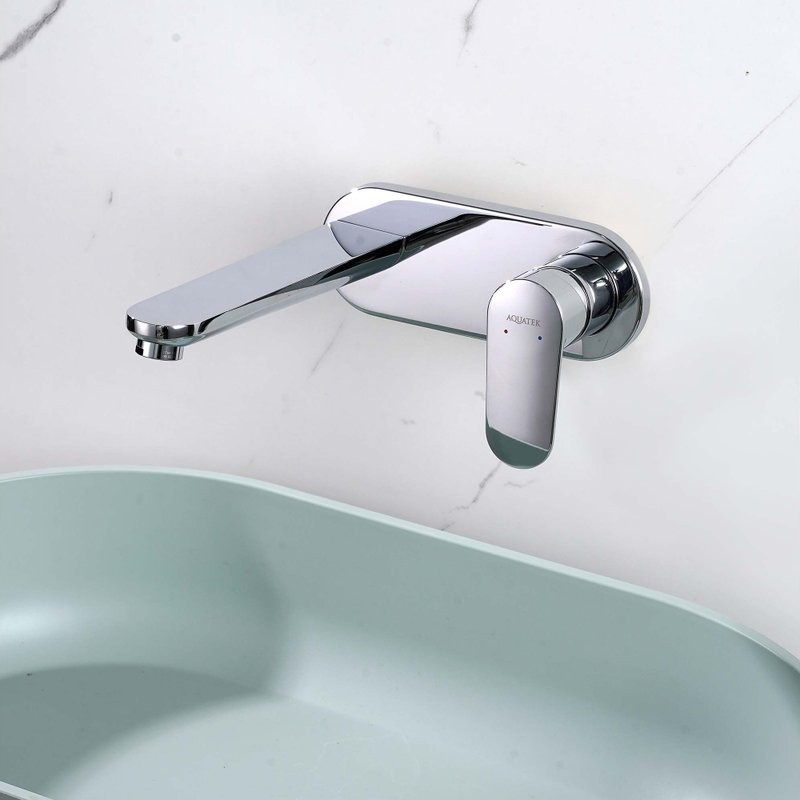 Смеситель для раковины AQUATEK Ника AQ1813CR С ВНУТРЕННЕЙ ЧАСТЬЮ, хром