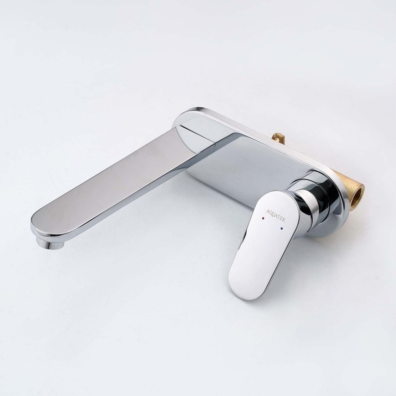 Смеситель для раковины AQUATEK Ника AQ1813CR С ВНУТРЕННЕЙ ЧАСТЬЮ, хром