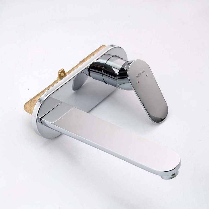 Смеситель для раковины AQUATEK Ника AQ1813CR С ВНУТРЕННЕЙ ЧАСТЬЮ, хром