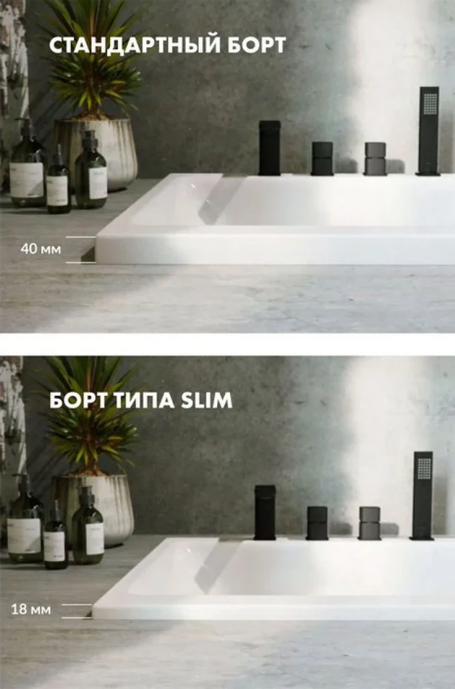 Акриловая ванна Excellent Aquaria Lux Slim Soft 180x80 см, встраиваемая, с гидромассажем, белая, с каркасом, со сливом-переливом