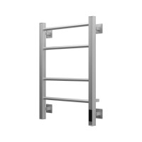 Полотенцесушитель электрический Grota Costa 430х600 NM EL 60x45 см, подключение справа, слева, скрытое подключение справа, матовый хром, лесенка