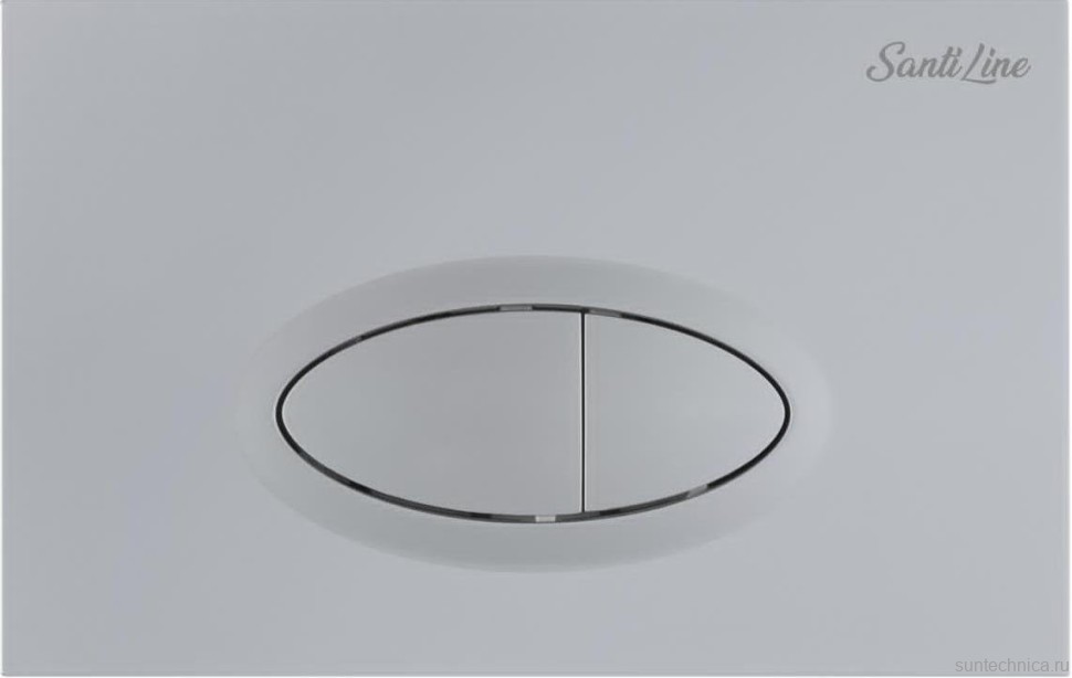 Система инсталляции для унитазов SantiLine SL-01 с овальной кнопкой смыва