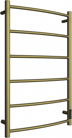 Полотенцесушитель электрический Двин R neo 80/50 состаренная бронза матовая