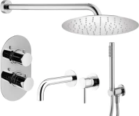Комплект для ванной Plumberia Selection Ixo KITXOT18CR210 С ВНУТРЕННЕЙ ЧАСТЬЮ, хром