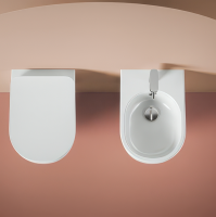 Биде напольное ArtCeram File 2.0 FLB004 01 00 глянцевое белое Биде напольное ArtCeram File 2.0 FLB004 01 00 глянцевое белое