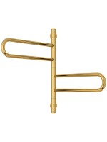 Полотенцесушитель электрический Сунержа Парео 4.0 03-0823-0567 55x50 см, скрытое подключение, глянцевое золото, E-образный