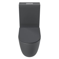 Унитаз-компакт напольный Grossman GR-4494GMSQ с микролифтом, серый матовый