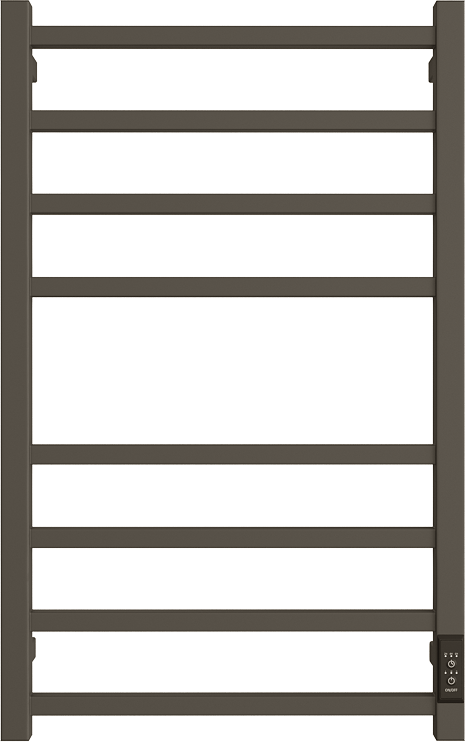 Полотенцесушитель электрический Двин L plaza neo 80х50, графит