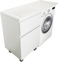 Мебель для ванной комнаты Эстет Dallas Luxe 100 L напольная, 2 ящика