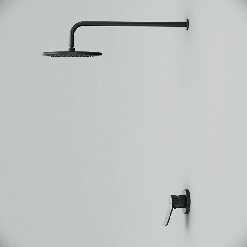 Душевой комплект AM.PM X-Joy FB85A2R002 С ВНУТРЕННЕЙ ЧАСТЬЮ, для душа, чёрный