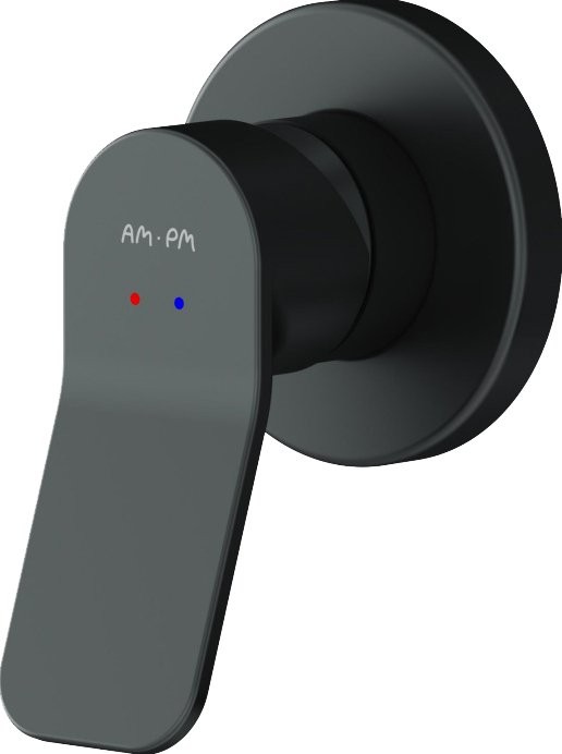 Душевой комплект AM.PM X-Joy FB85A2R002 С ВНУТРЕННЕЙ ЧАСТЬЮ, для душа, чёрный