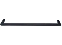 Душевой уголок Abber Schwarzer Diamant AG30110BMH-S70BM-S70BM 110x70, профиль черный,  стекло матовое