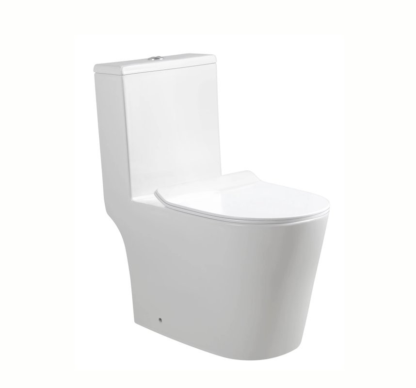 Унитаз-моноблок напольный SantiLine SL-5045 белый