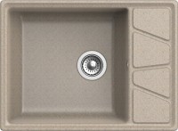Мойка кухонная GranFest Vertex GF-V-680L песочная