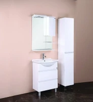 Зеркало Onika Элита R 60 белое Зеркало Onika Элита R 60 белое
