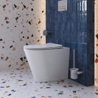 Унитаз приставной напольный BelBagno Flay BB1003CB-TOR/SC