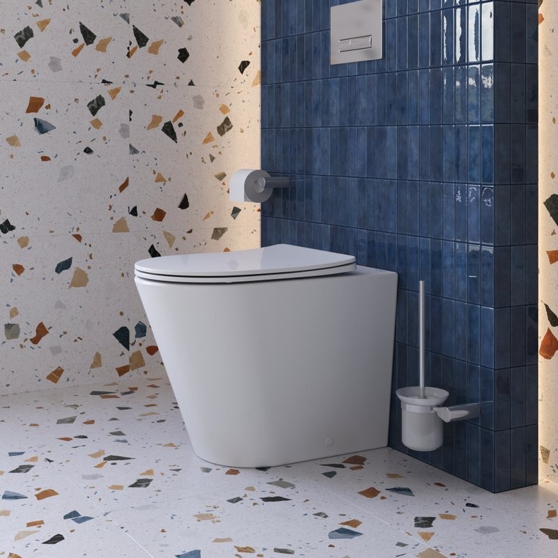 Унитаз приставной напольный BelBagno Flay BB1003CB-TOR/SC