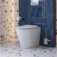 Унитаз приставной напольный BelBagno Flay BB1003CB-TOR/SC