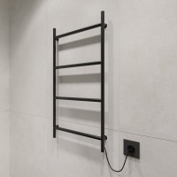 Полотенцесушитель электрический EWRIKA Гера 40x80, черный