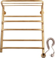 Полотенцесушитель электрический Secado Верона Верона 2 75x55 см, подключение справа, бронза, лесенка, латунь, с полкой