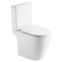 Унитаз-компакт напольный AZARIO Leo AZ-1253CT с микролифтом, безободковый