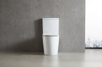 Унитаз-компакт напольный AZARIO Leo AZ-1253CT с микролифтом, безободковый