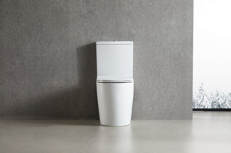 Унитаз-компакт напольный AZARIO Leo AZ-1253CT с микролифтом, безободковый