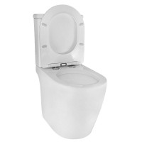 Унитаз-компакт напольный AZARIO Leo AZ-1253CT с микролифтом, безободковый