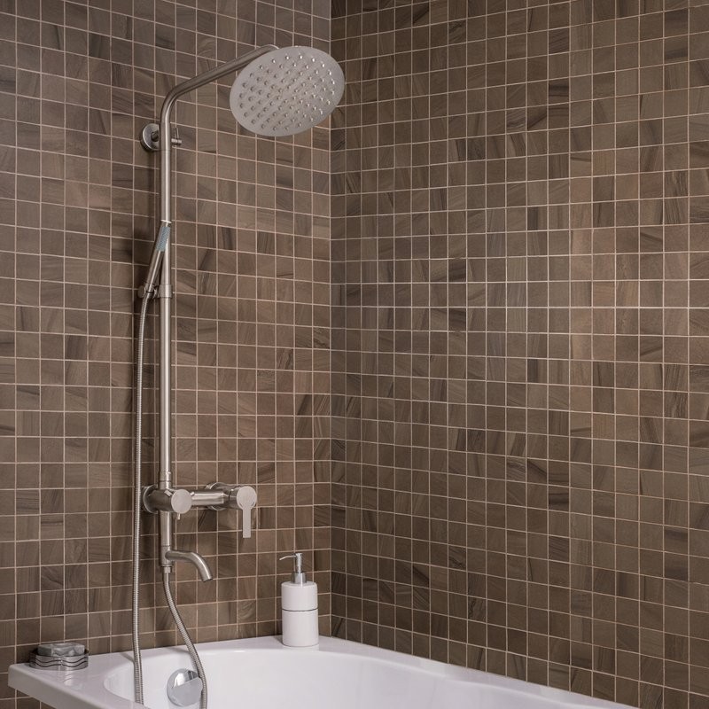 Душевая стойка РМС SUS124-009DK нержавеющая сталь