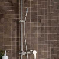 Душевая стойка РМС SUS124-009DK нержавеющая сталь