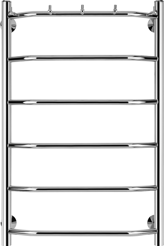 Полотенцесушитель водяной Secado Агата 1 K 85x55 см, глянцевый хром, лесенка