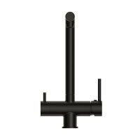 Смеситель для кухни Cersanit Crea 68223 матовый черный Смеситель для кухни Cersanit Crea 68223 матовый черный