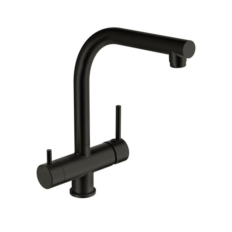 Смеситель для кухни Cersanit Crea 68223 матовый черный