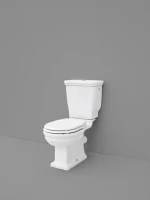 Унитаз-компакт напольный ArtCeram Hermitage WC с микролифтом, фурнитура хром