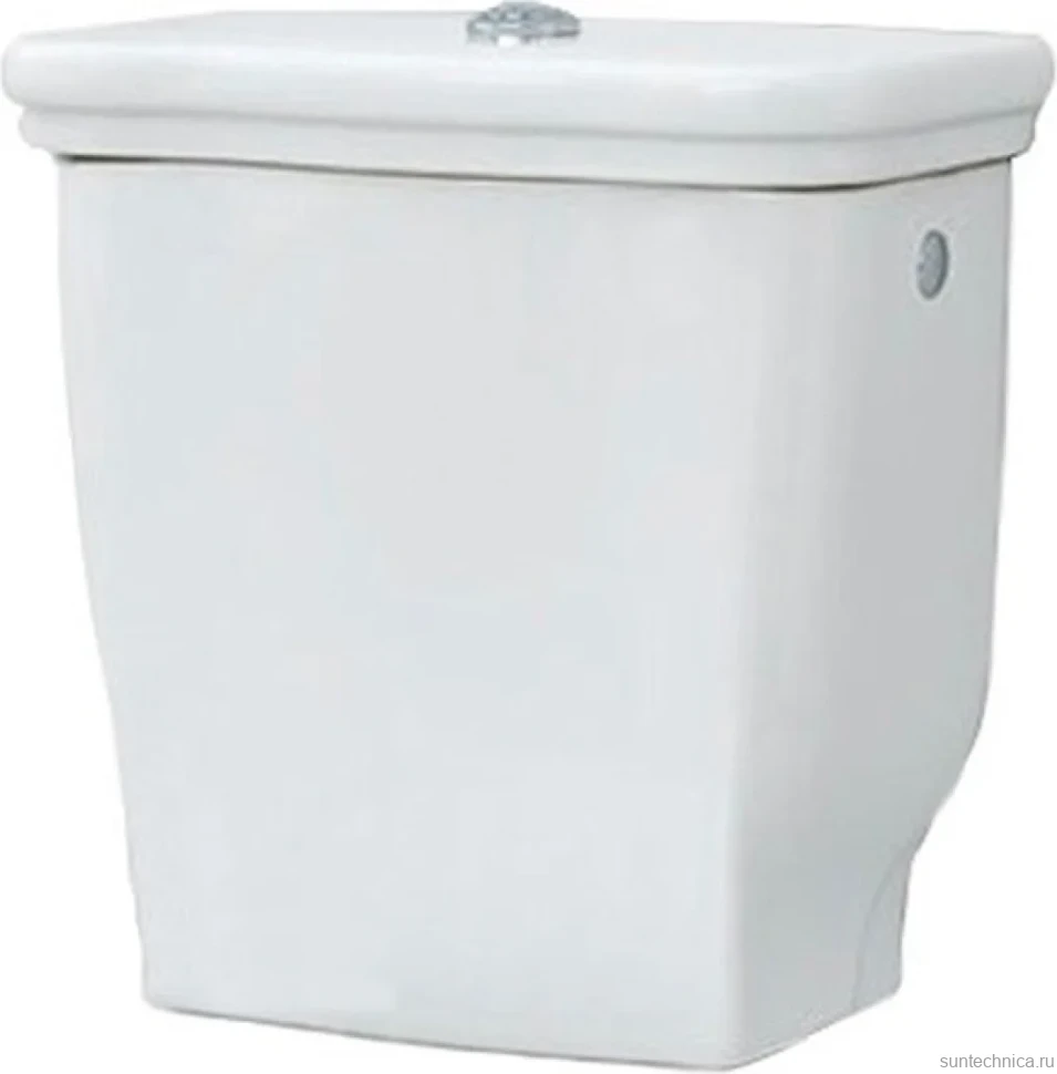 Унитаз-компакт напольный ArtCeram Hermitage WC с микролифтом, фурнитура хром